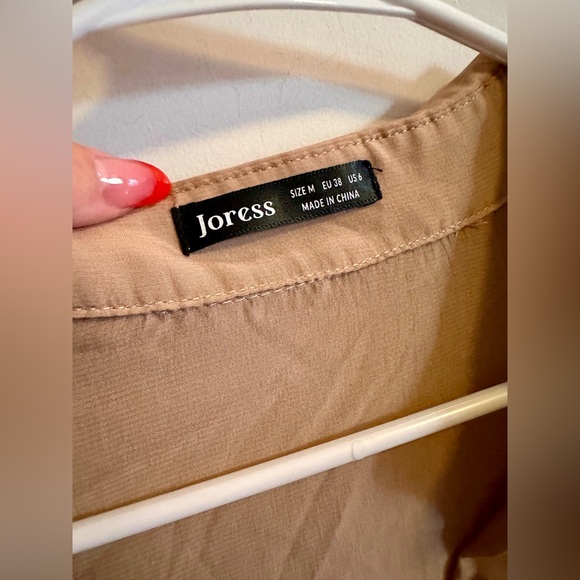 NWOT - Lightweight Button Up Linen Tee Shirt - Picture 8 of 10